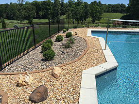 landscape design, hardscape, st. louis landscape, gravel, edging