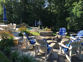 landscape design, hardscape, st. louis landscape, fire pit