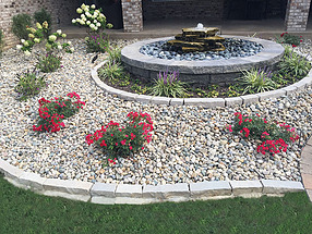 landscape design, hardscape, st. louis landscape, fountain 