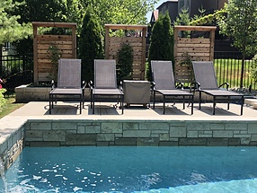 landscape design, hardscape, st. louis landscape, privacy panels