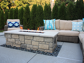 landscape design, hardscape, st. louis landscape, fire pit