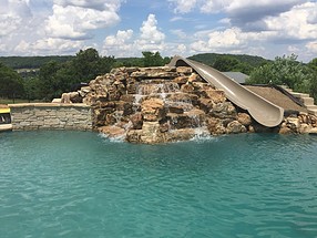 landscape design, st. louis landscape, before, pool