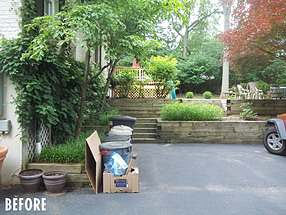 landscape design, st. louis landscape, before