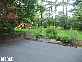 landscape design, st. louis landscape, before