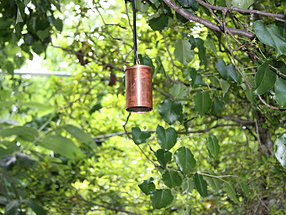 landscape design, lighting, st. louis landscape, copper, hanging light