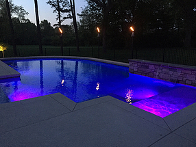 landscape design, hardscape, st. louis landscape, outdoor lighting, pool