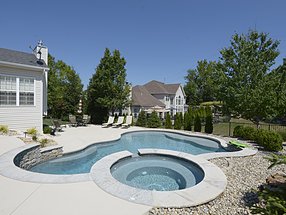 landscape design, st. louis landscape, iowa rainbow gravel