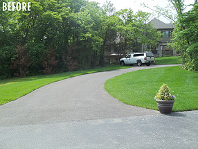 landscape design, st. louis landscape, before