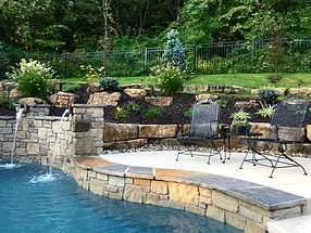 landscape design, hardscape, st. louis landscape, seating area