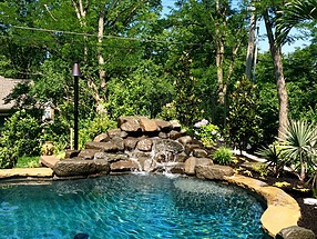 landscape design, st. louis landscape, pool, hawaii