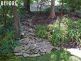 landscape design, st. louis landscape, before