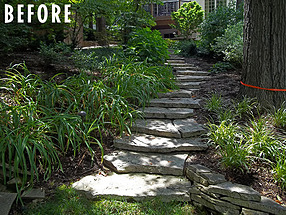 landscape design, st. louis landscape, before